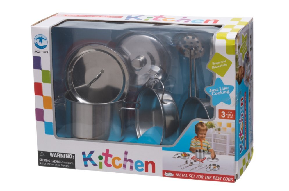 Vaikiškas virtuvės indų rinkinys цена и информация | Žaislai mergaitėms | pigu.lt