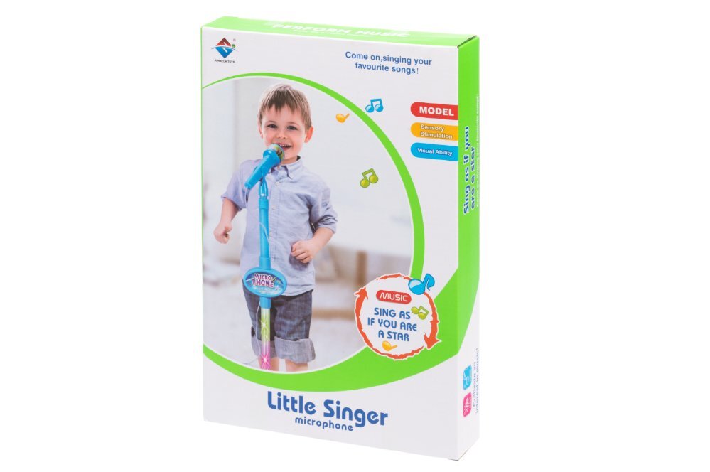 Mikrofonas su stovu Little Singer цена и информация | Lavinamieji žaislai | pigu.lt