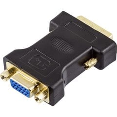 Deltaco DVI-4, DVI-A/VGA kaina ir informacija | Adapteriai, USB šakotuvai | pigu.lt
