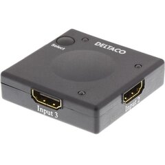 Adapteris Deltaco HDMI-7002 (3 IN -> 1 OUT) цена и информация | Адаптеры, USB-разветвители | pigu.lt