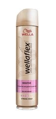 Лак для волос для чувствительной кожи Wellaflex Sensitive Strong Hold 250 мл цена и информация | Wella Духи, косметика | pigu.lt