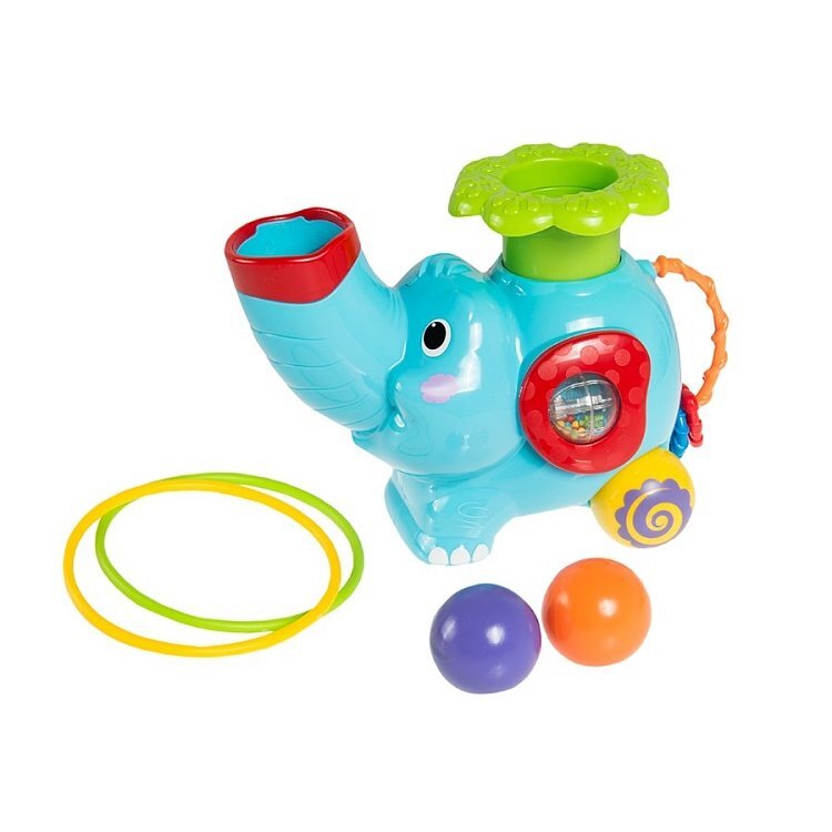 Drambliukas su su kamuoliukais ir žiedais Smiki kaina ir informacija | Žaislai kūdikiams | pigu.lt