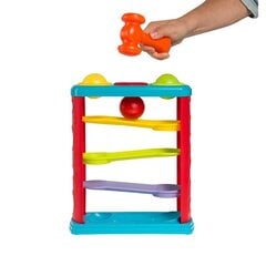 Kamuoliukų bokštas su plaktuku Smiki kaina ir informacija | Žaislai kūdikiams | pigu.lt