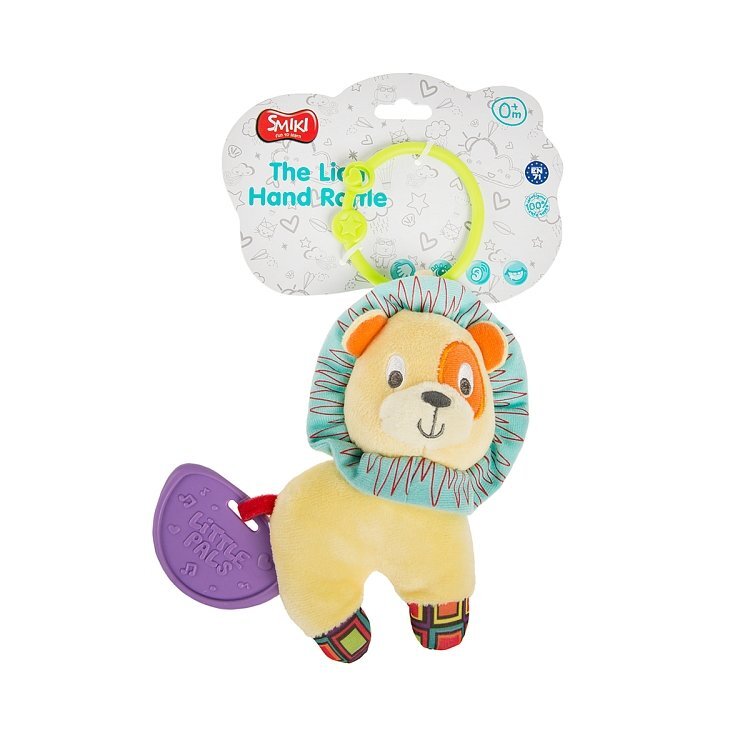 Pakabinamas žaislas-kramtukas Liūtukas Smiki kaina ir informacija | Žaislai kūdikiams | pigu.lt