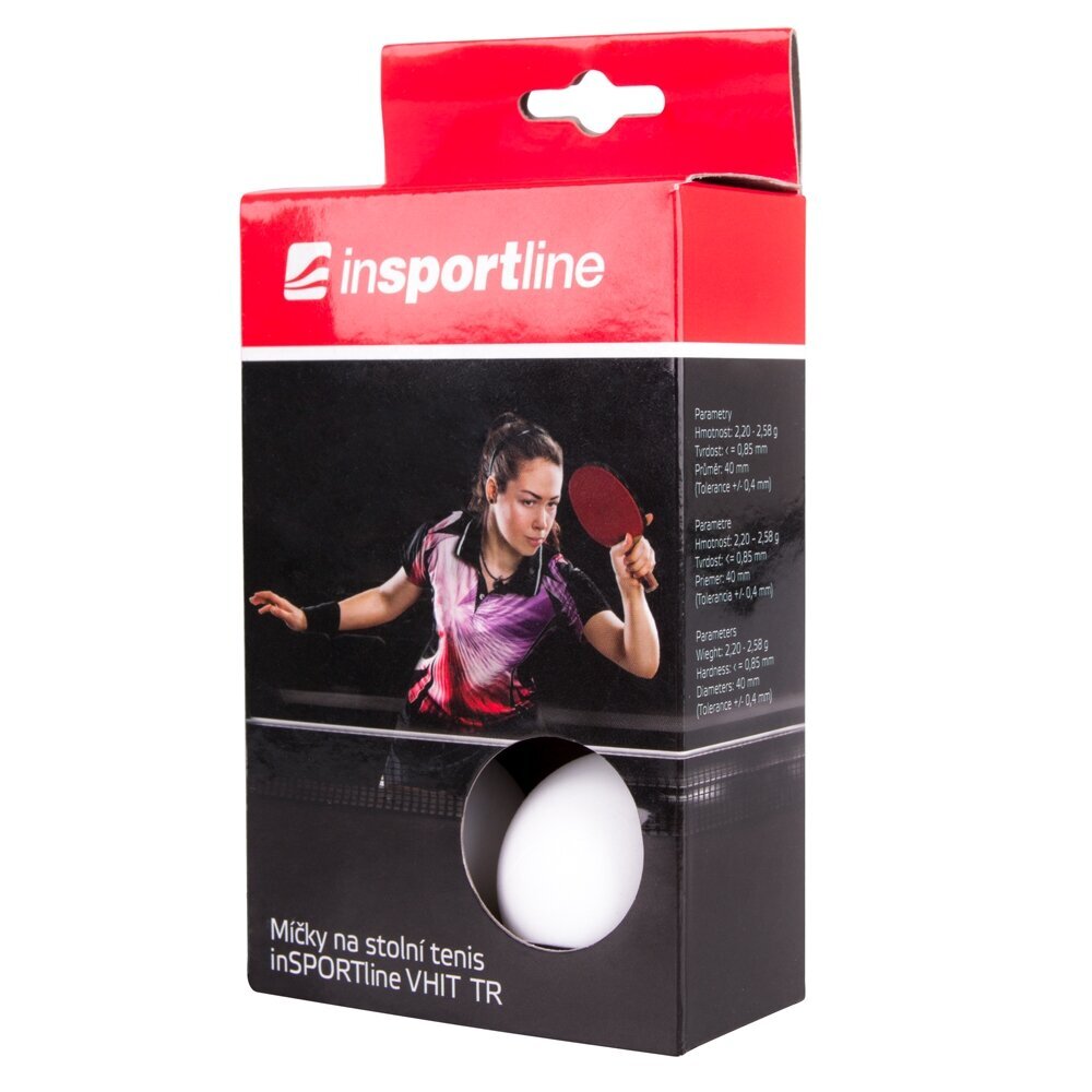 Stalo teniso kamuoliukai inSPORTline VHIT S1, 6 vnt kaina ir informacija | Stalo teniso raketės, dėklai ir rinkiniai | pigu.lt