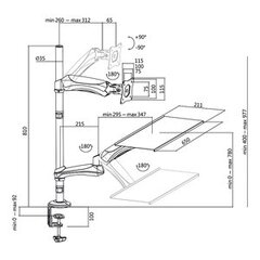 LogiLink BP0030 13-27" цена и информация | Кронштейны и крепления для телевизоров | pigu.lt