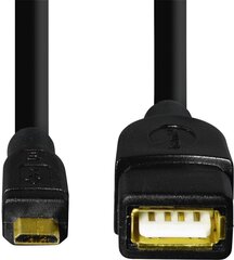 Hama 001738920000, USB - micro USB, 0.15 m kaina ir informacija | Laidai telefonams | pigu.lt