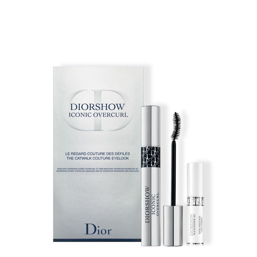 Rinkinys Christian Dior Diorshow Iconic Overcurl Kit: blakstienų tušas moterims 10 ml + apimties suteikianti blakstienų tušo bazė 4 ml kaina ir informacija | Akių šešėliai, pieštukai, blakstienų tušai, serumai | pigu.lt