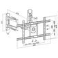 LogiLink BP0047 37-70” цена и информация | Televizorių laikikliai, tvirtinimai | pigu.lt