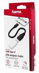 Hama 001782580000, USB-A-USB-C, 0.15 m kaina ir informacija | Laidai telefonams | pigu.lt