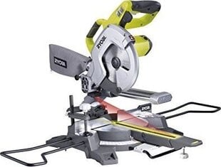 Ryobi 1500 W kampinis pjūklas su 216 mm lazeriu 5133001197 kaina ir informacija | Pjūklai, pjovimo staklės | pigu.lt