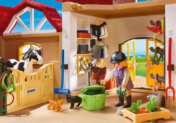 6926 PLAYMOBIL® Country, Žirgų ferma цена и информация | Konstruktoriai ir kaladėlės | pigu.lt