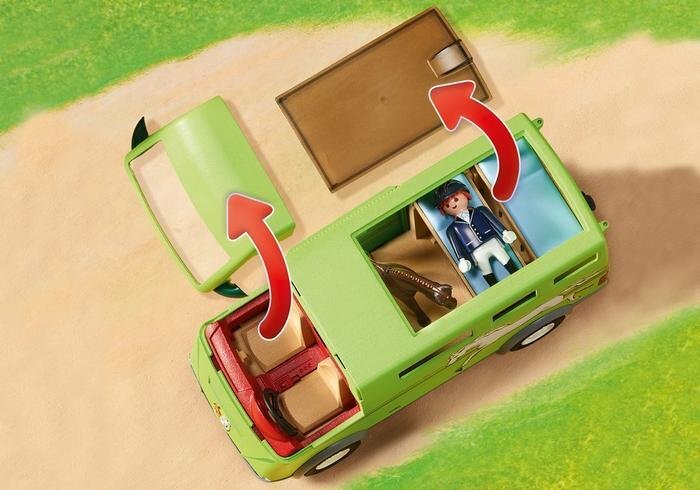 6928 PLAYMOBIL® Country, Žirgų transportavimo automobilis kaina ir informacija | Konstruktoriai ir kaladėlės | pigu.lt