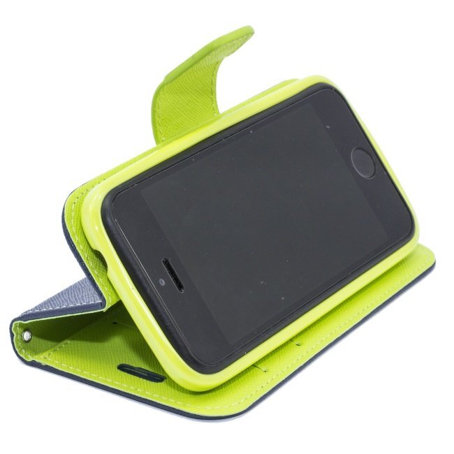 Telone Fancy Diary Bookstand Case Huawei Honor 10 Blue/Light Green kaina ir informacija | Telefono dėklai | pigu.lt