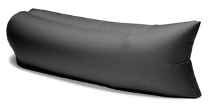 Воздушная кровать Lazy Bed 230x70 cm, черный kaina ir informacija | Надувные матрасы и мебель | pigu.lt
