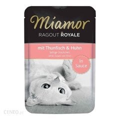 Miamor с тунцом и курицей Ragout Royal, 100 г цена и информация | Консервы для кошек | pigu.lt