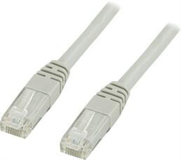 Patch kabelis Deltaco TP-615-K, RJ45 UTP (CAT 6), 15 m kaina ir informacija | Kabeliai ir laidai | pigu.lt