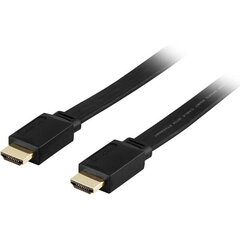 Deltaco HDMI-1070F, HDMI, 10 m kaina ir informacija | Kabeliai ir laidai | pigu.lt
