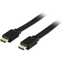 Deltaco HDMI-1080F, HDMI, 15 м цена и информация | Кабели и провода | pigu.lt