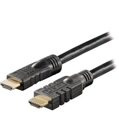 Deltaco HDMI-1150, HDMI, 15 m kaina ir informacija | Kabeliai ir laidai | pigu.lt