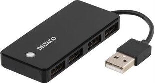 Deltaco UH-480 цена и информация | Адаптеры, USB-разветвители | pigu.lt