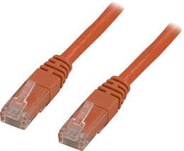 Patch kabelis Deltaco TP-65-OR, RJ45 UTP (CAT 6), 5 m kaina ir informacija | Kabeliai ir laidai | pigu.lt