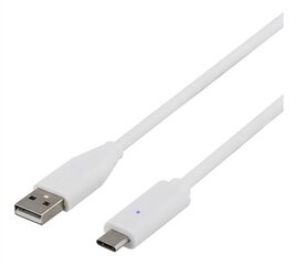 Deltaco USBC-1010, USB-C/USB-A, 1.5 m kaina ir informacija | Laidai telefonams | pigu.lt