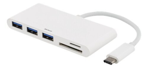 Deltaco USBC-HUB цена и информация | Adapteriai, USB šakotuvai | pigu.lt