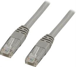 Patch kabelis Deltaco TP-603, RJ45 UTP (CAT 6), 0.3 m kaina ir informacija | Kabeliai ir laidai | pigu.lt