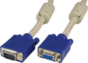 Deltaco RGB-6, HD15, 2 м цена и информация | Кабели и провода | pigu.lt