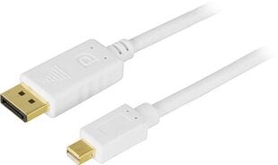 Deltaco DP-1120, DisplayPort, Mini DisplayPort, 2m цена и информация | Кабели и провода | pigu.lt
