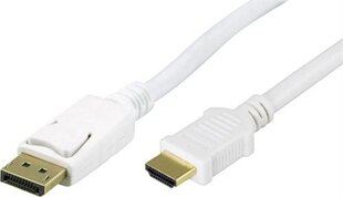 Deltaco DP-3011, HDMI, 1 m kaina ir informacija | Kabeliai ir laidai | pigu.lt