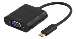 Deltaco 1279, USB-C/USB-A, 11 cm kaina ir informacija | Kabeliai ir laidai | pigu.lt