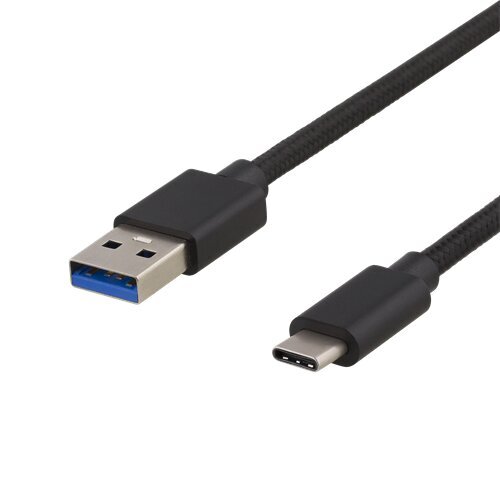 Deltaco USBC-1284, USB A, USB C, 1m цена и информация | Laidai telefonams | pigu.lt