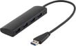 USB šakotuvas Deltaco UH-481, USB A, 0.3 m kaina ir informacija | Adapteriai, USB šakotuvai | pigu.lt