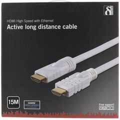 Deltaco HDMI-1151, HDMI, 15 м цена и информация | Кабели и провода | pigu.lt