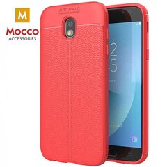 Apsauginė nugarėlė Mocco Litchi Pattern, skirta Samsung G965 Galaxy S9 Plus telefonui, raudona kaina ir informacija | Telefono dėklai | pigu.lt