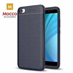 Apsauginė nugarėlė Mocco Litchi Pattern, skirta Samsung J730 Galaxy J7 (2017) telefonui, mėlyna цена и информация | Чехлы для телефонов | pigu.lt