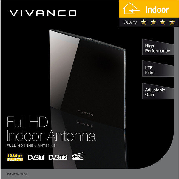 Vivanco TVA4050 kaina ir informacija | TV antenos ir jų priedai | pigu.lt