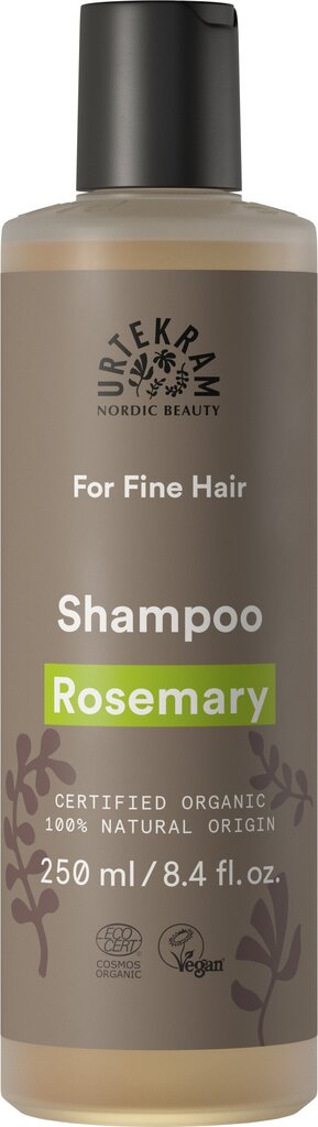 Šampūnas ploniems plaukams Urtekram Rosemary 250 ml kaina ir informacija | Šampūnai | pigu.lt