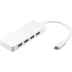 Goobay 66274, USB-A/USB-C, 0.1 m kaina ir informacija | Kabeliai ir laidai | pigu.lt