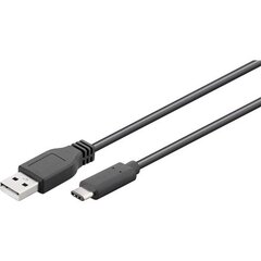 Goobay USB 2.0 cable 55466 USB-C male, U цена и информация | Кабели и провода | pigu.lt
