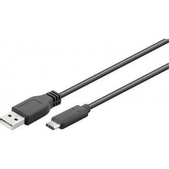 Goobay USB 2.0 cable 1,8 m, Black, USB 2 цена и информация | Кабели и провода | pigu.lt