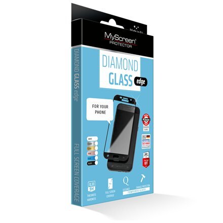 Apsauginis stiklas MyScreen Diamond Edge 2.5D, skirtas Huawei Honor 10, juodos spalvos kaina ir informacija | Apsauginės plėvelės telefonams | pigu.lt