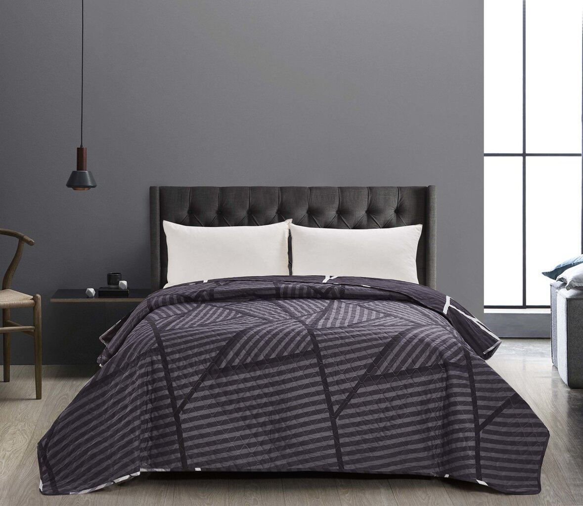 Decoking dvipusė lovatiesė Home Grey White, 170x210 cm цена и информация | Lovatiesės ir pledai | pigu.lt