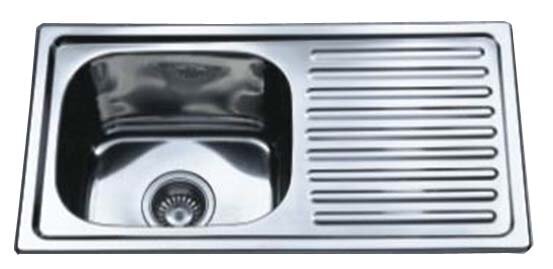 Įleidžiama nerūdijančio plieno Kriauklė 750x400, kaina ir informacija | Virtuvinės plautuvės | pigu.lt