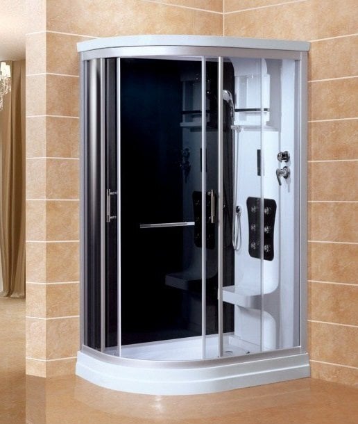 Masažinė dušo kabina Vento Sicilia, dešininė kaina ir informacija | Hidromasažinės dušo kabinos | pigu.lt