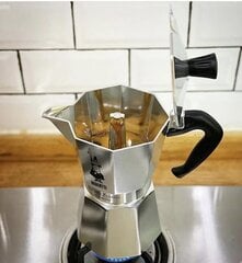 Эспрессо-машина Bialetti Moka Express 1163, нержавеющая сталь цена и информация | Чайники, кофейники | pigu.lt