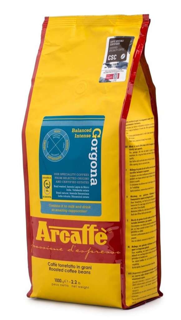 Kavos pupelės Arcaffe Gorgona, 1 kg kaina ir informacija | Kava, kakava | pigu.lt