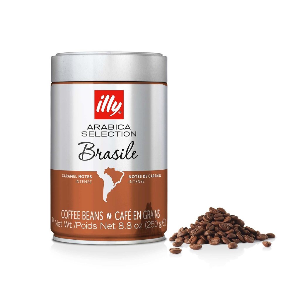 Kavos pupelės illy Arabica Selection Brasile, 250 g kaina ir informacija | Kava, kakava | pigu.lt